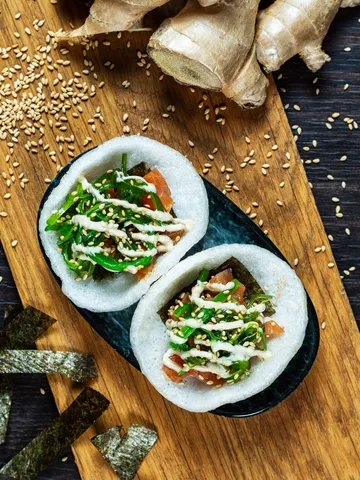 Sushi style salmon — Pincho Nation