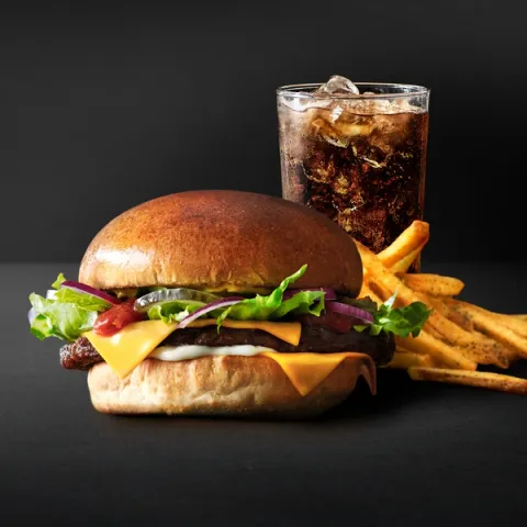 Brioche Double Cheese Menu — Sunset Boulevard