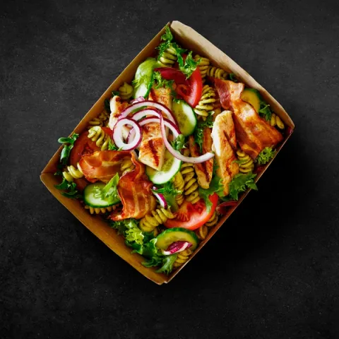 Pasta Chicken & Bacon Salad Menu — Sunset Boulevard