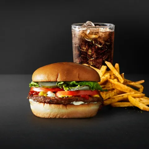 Hamburger Deluxe Menu — Sunset Boulevard