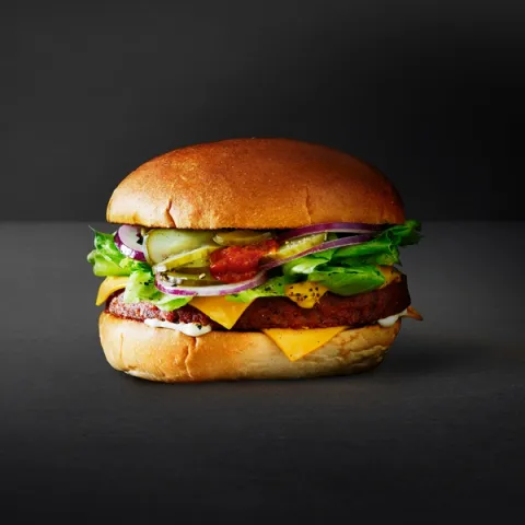 Brioche Meat Free Double Cheese — Sunset Boulevard