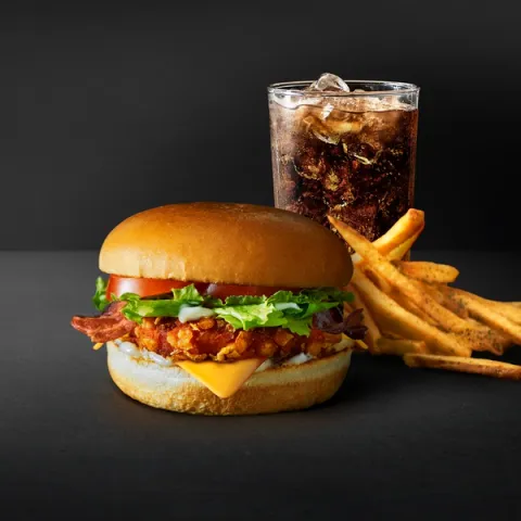 Crispy Chicken Cheese & Bacon Menu — Sunset Boulevard