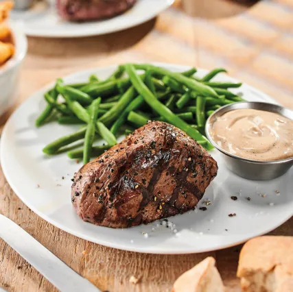 Steak mariné grillé aux 3 poivres — Buffalo Grill