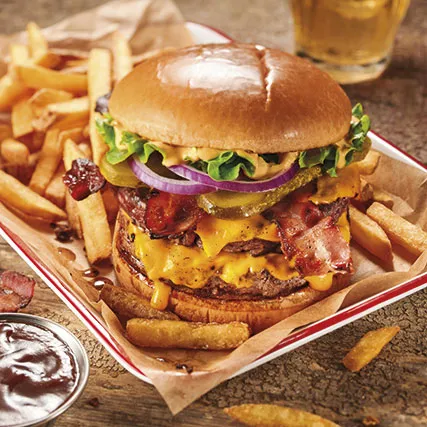 Super famous bacon burger — Buffalo Grill