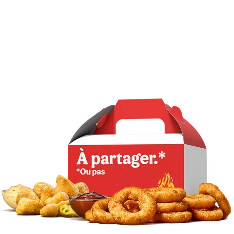 Kingbox 10 Onion Rings + 10 Chili Cheese — Burger King