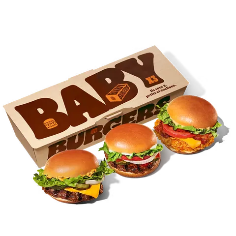 Baby Burgers x3 — Burger King