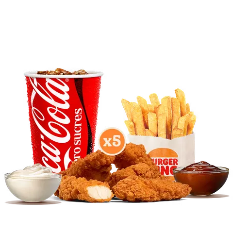 Menu Krispper Tenders x5 — Burger King