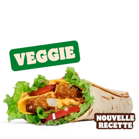 Wrap Veggie Chicken Louisiane — Burger King