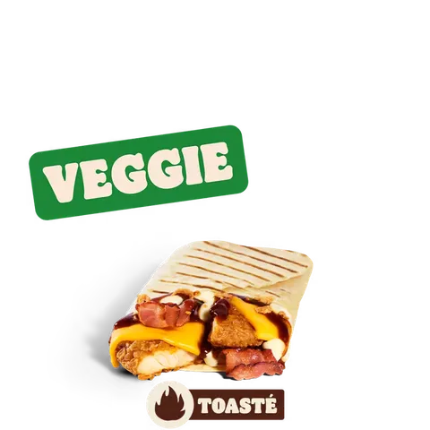 Tortilla Veggie Cheese & Bacon — Burger King