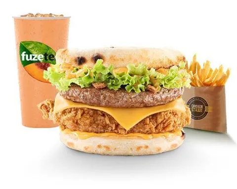 Menu Burger Naan Dynamite — Chicken Street