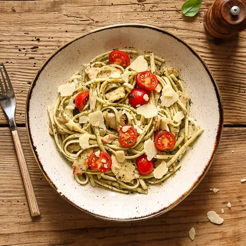 Linguine Pollo e Pesto — Del Arte