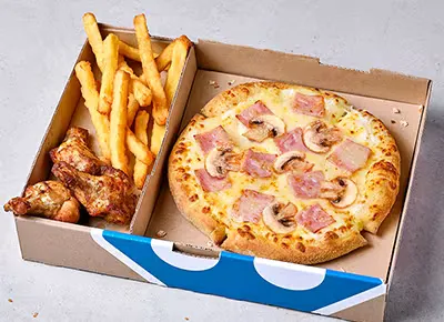Pizza Reine + 2 accompagnements — Domino's Pizza