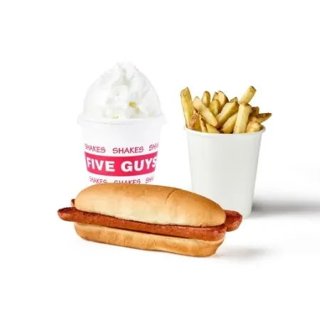 Menu Enfant Hot Dog avec Mini-Shake — Five Guys