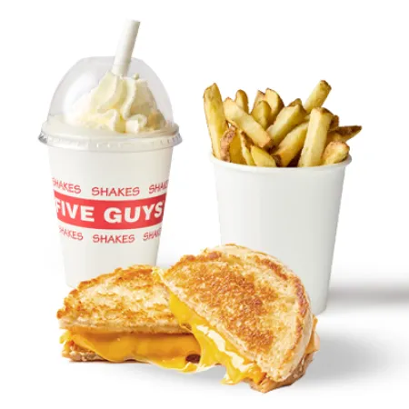 Menu Enfant Grilled Cheese avec Mini-Shake — Five Guys