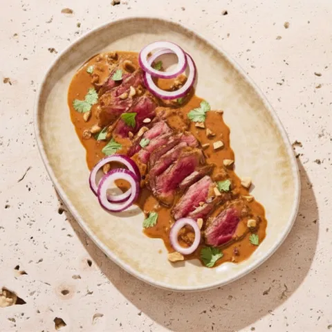 Tataki de bœuf sauce fusion grill — Hippopotamus