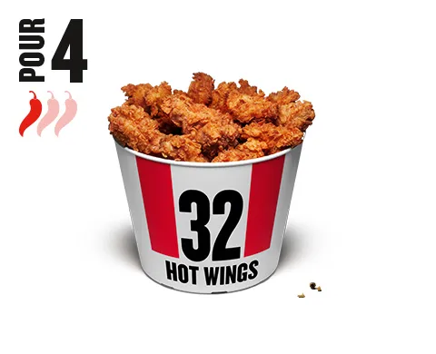 Bucket 32 Hot Wings® — KFC