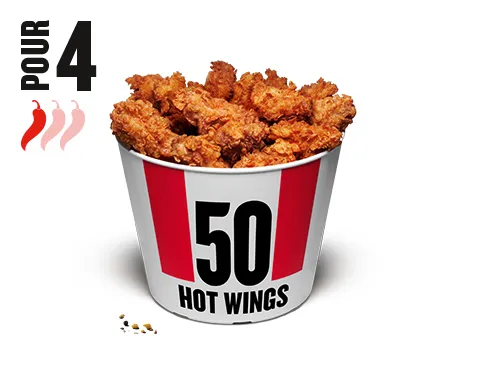 Bucket 50 Hot Wings® — KFC