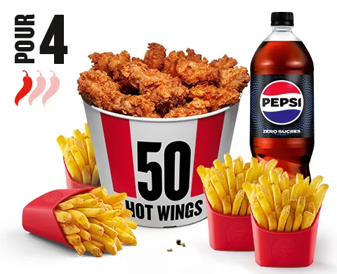 Menu 50 Hot Wings® — KFC