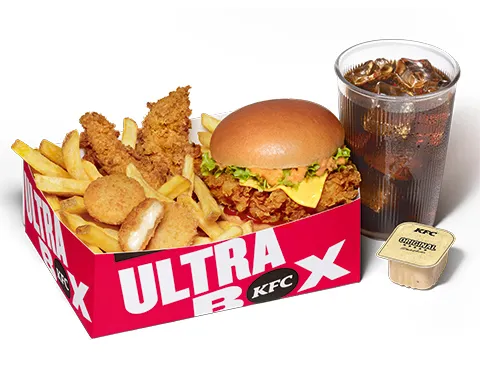 ULTRABOX Crispy Burger — KFC
