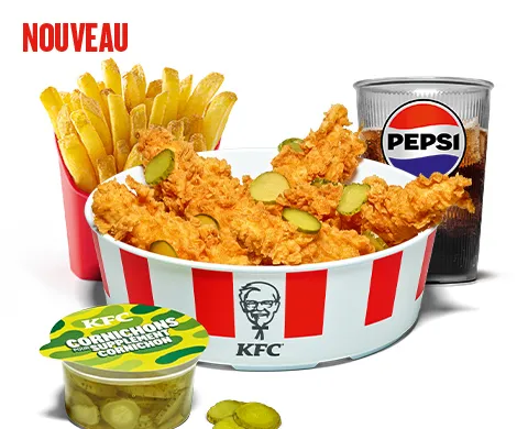 Menu 5 Tenders + Pot De Cornichons — KFC
