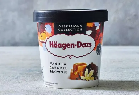 Häagen-Dazs Vanilla Caramel Brownie - 460 ml — Pizza Hut