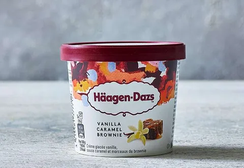 Häagen-Dazs Vanilla Caramel Brownie - 95 ml — Pizza Hut