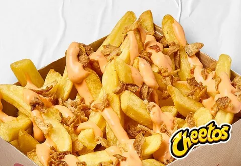 Hut Frites Cheetos® - Sauce blanche kebab et Cheetos® Crunchy Fromage — Pizza Hut