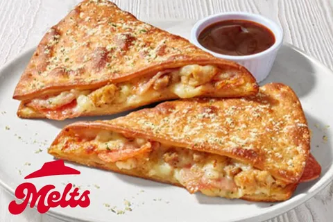 Melts Hut Burger Boeuf — Pizza Hut