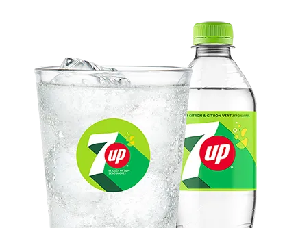Bouteille 7up — Pizza Time