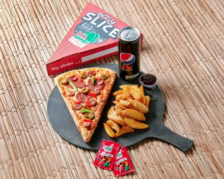 Menu Biggy Slice en livraison — Pizza Time