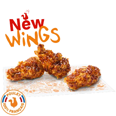 3 Popeyes BBQ Wings — Popeyes