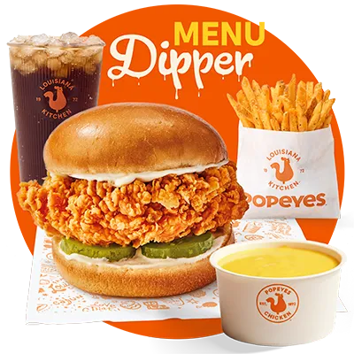 Menu Dipper Sandwich — Popeyes