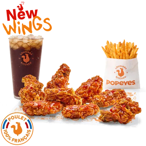 Menu 8 Popeyes Voodoo Wings — Popeyes
