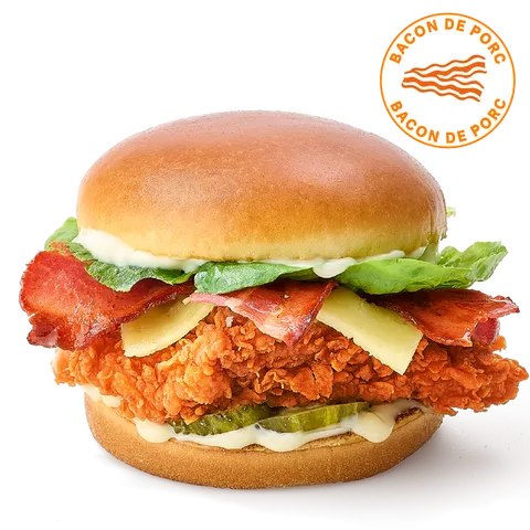 Chicken Sandwich Deluxe Bacon — Popeyes