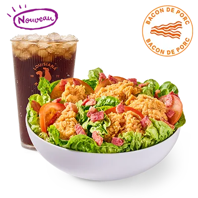 Menu Pop'Salade Bacon — Popeyes