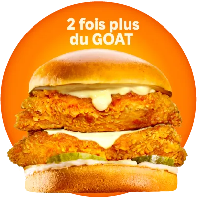 Double Chicken Sandwich — Popeyes