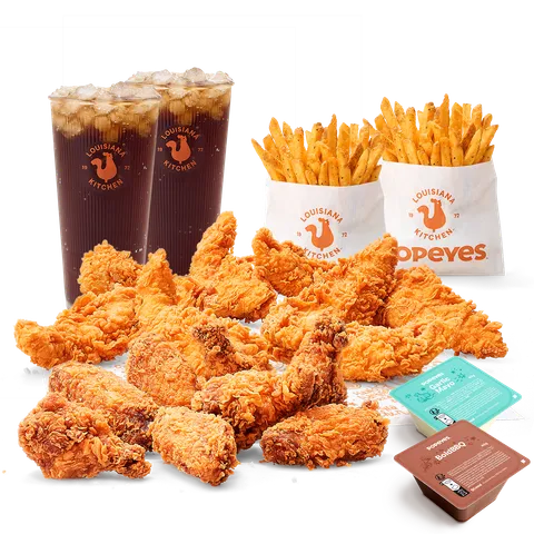 Menu 8 Popeyes Tenders & 8 Popeyes Spicy Wings — Popeyes