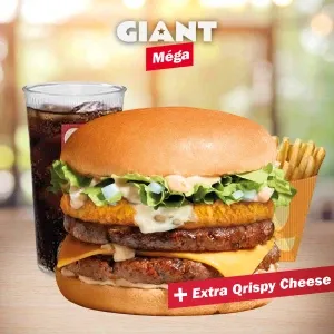 Giant Méga'n Qrispy Cheese — Quick