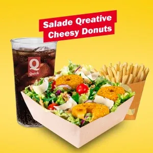 Formule Salade Qréative Cheesy Donut — Quick