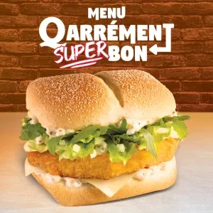Qarré Burger Poulet — Quick