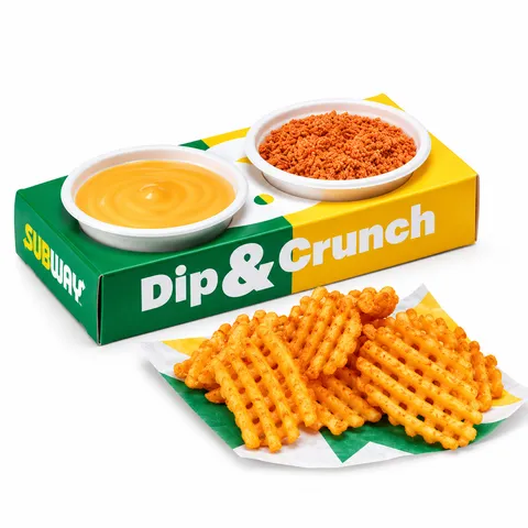 Dip&Crunch Cheddar + 150g Gau'fries — Subway