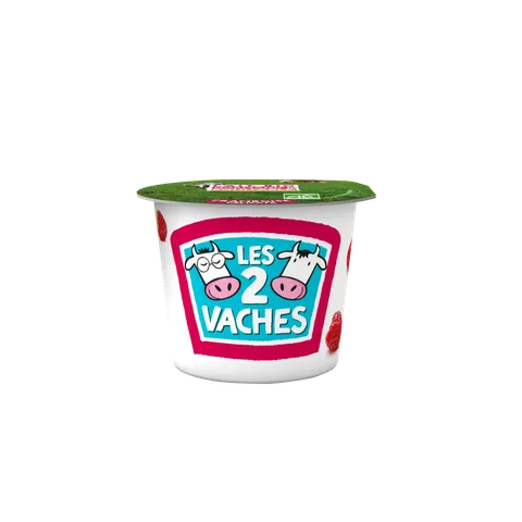 Les 2 Vaches Bio 115gr Framboise — Subway