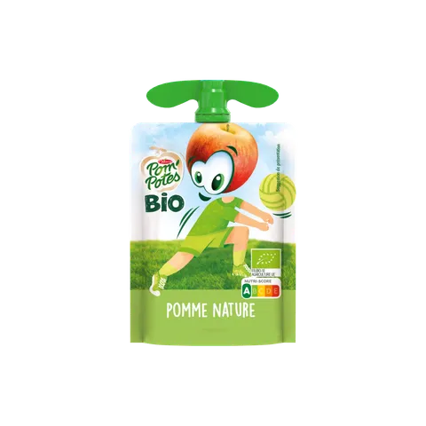 Pom’Potes Bio sans sucres ajoutés 90 gr Pomme Nature — Subway