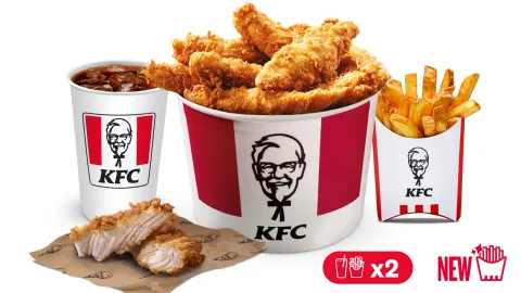 Menu Bucket 10 Tenders — KFC
