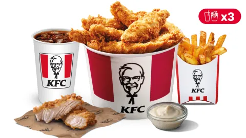 Menu Bucket 15 Tenders — KFC