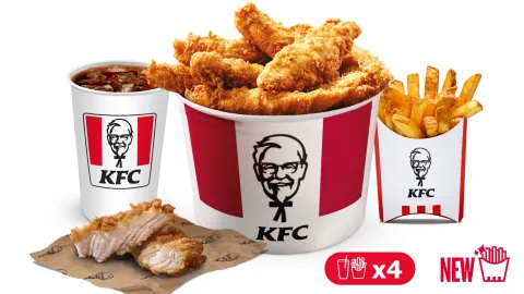 Menu Bucket 20 Tenders — KFC