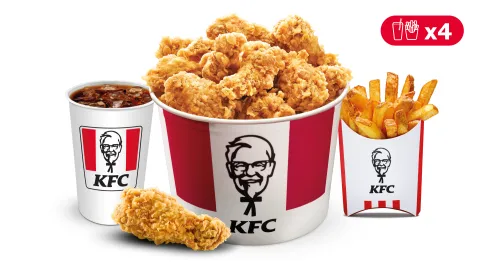 Menu Bucket 30 Hotwings — KFC
