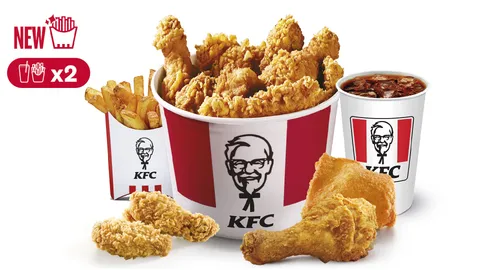 Menu Bucket Mix Para 2 — KFC