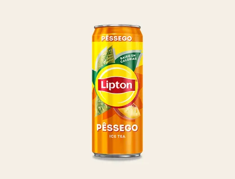 Lata Ice Tea Pessego — Telepizza
