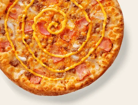 Pizza Bacon Cheese Burger — Telepizza